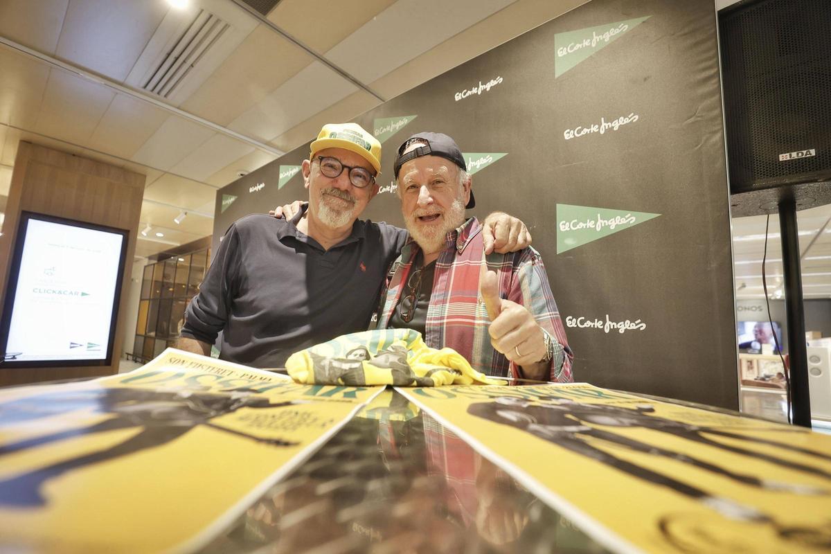 Los fundadores de Ossifar, Luis Arboledas y Llàtzer Méndez, en El Corte Inglés de Avingudes