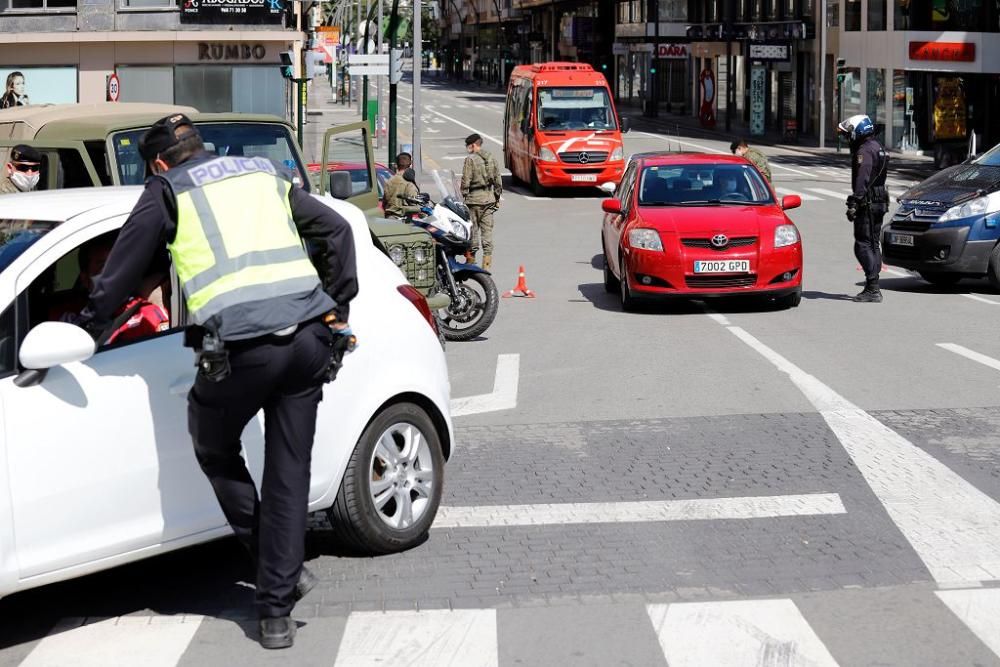 Murcia en su tercer domingo de confinamiento