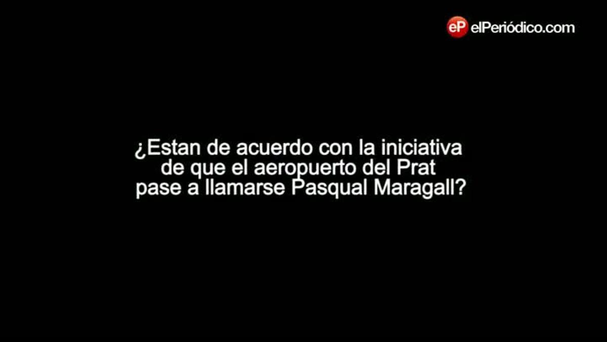 Oriol Bohigas i Daniel Mòdol recolzen que l’aeroport es digui Pasqual Maragall