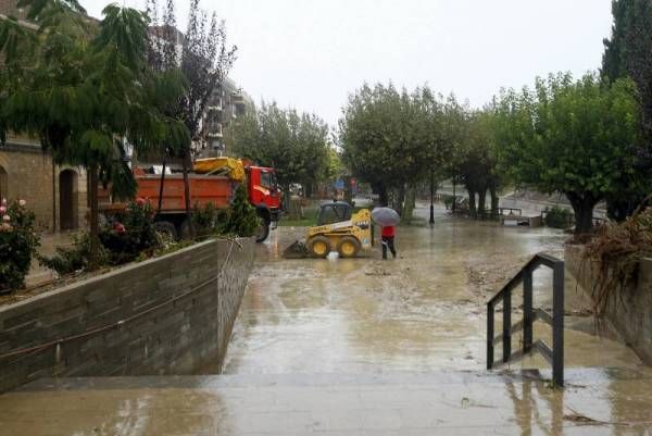 Fotogalería: Lluvias torrenciales en Aragón