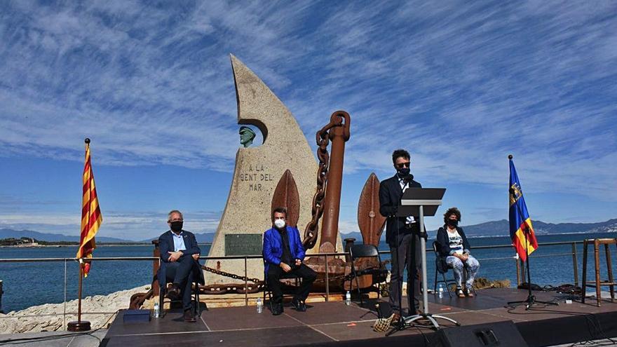 Víctor Puga, alcalde de l&#039;Escala, en el pregó de la Festa de l&#039;Anxova 2020.