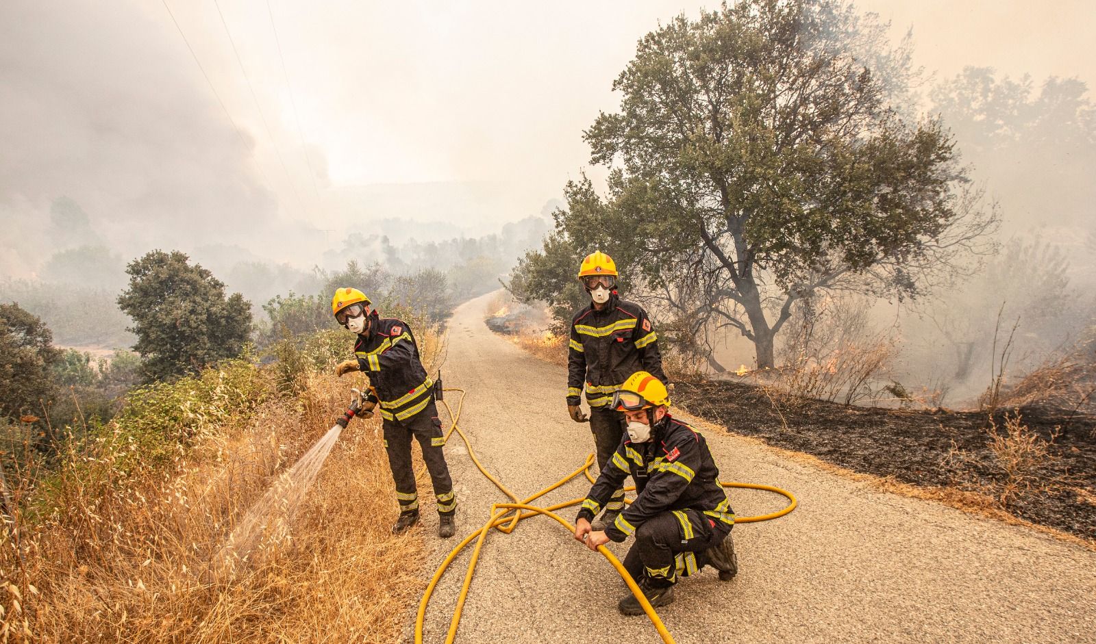 El incendio de la Vall d'Ebo entra de lleno en El Comtat y obliga a desalojar también Fageca, Famorca y Margarida