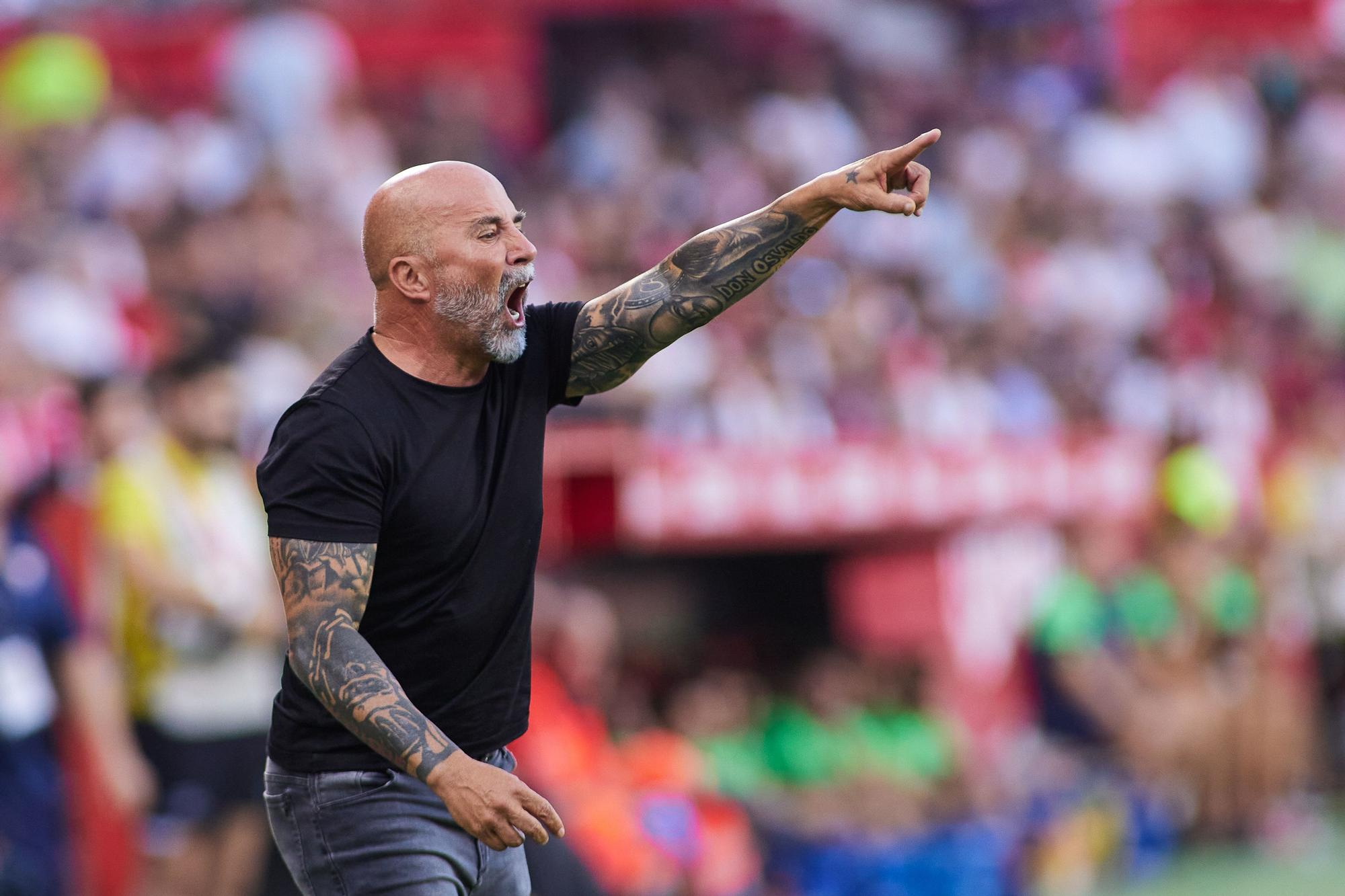 Jorge Sampaoli, en su etapa como entrenador del Sevilla.