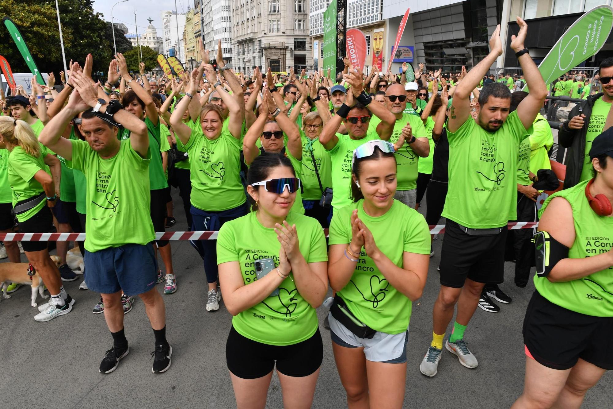 A Coruña caminó contra el cáncer