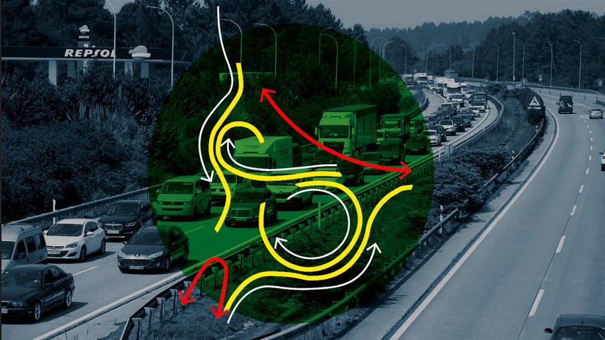 Estas son las peticiones de los transportistas, a la vista del proyecto, para el enlace de Robledo entre la AS-II y la &quot;Y&quot;