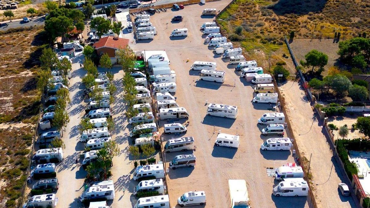 Área cámper en El Campello