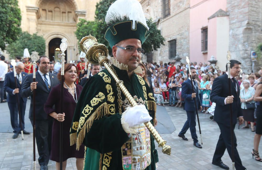 Procesión de la Virgen de la Victoria en Málaga