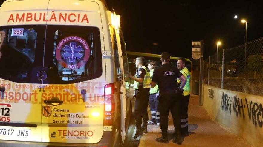 Cuatro heridos en un choque frontal en la carretera de Santa Eulària
