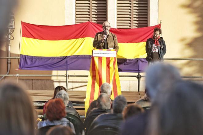 Palma reivindica la Segunda República con críticas a la derecha por la derogación de la Ley de Memoria Democrática