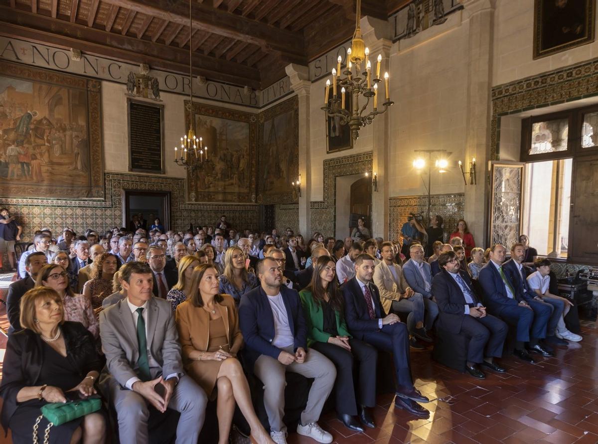 Saló de Corones del Palau Ducal, durant l'acte.