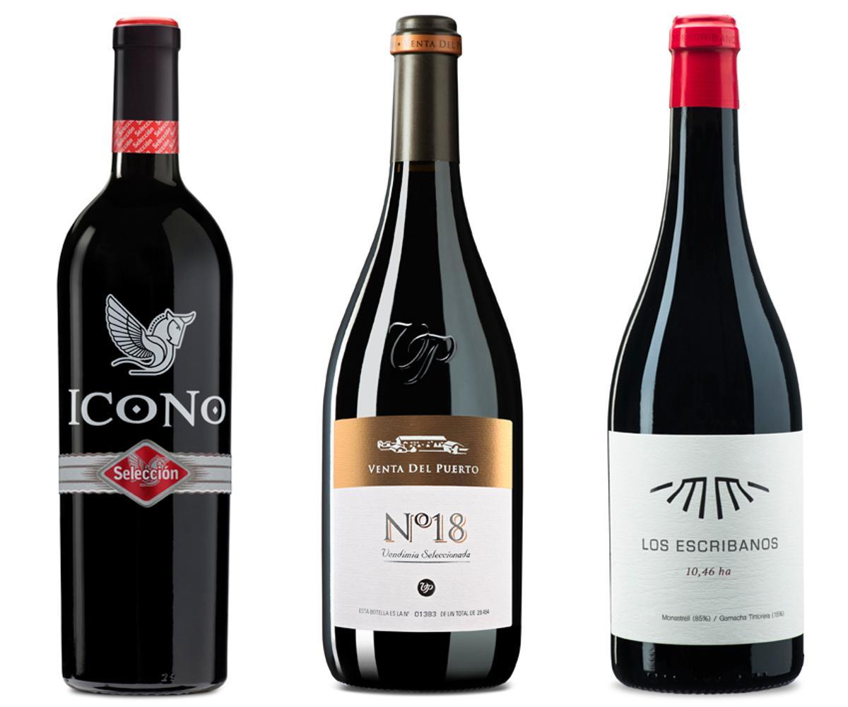 Icono, Nº 18 y Los Escribanos de la bodega La Viña.