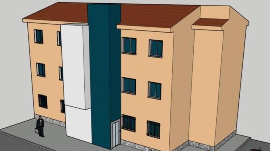 Impulsan ascensores para una barriada de 300 viviendas