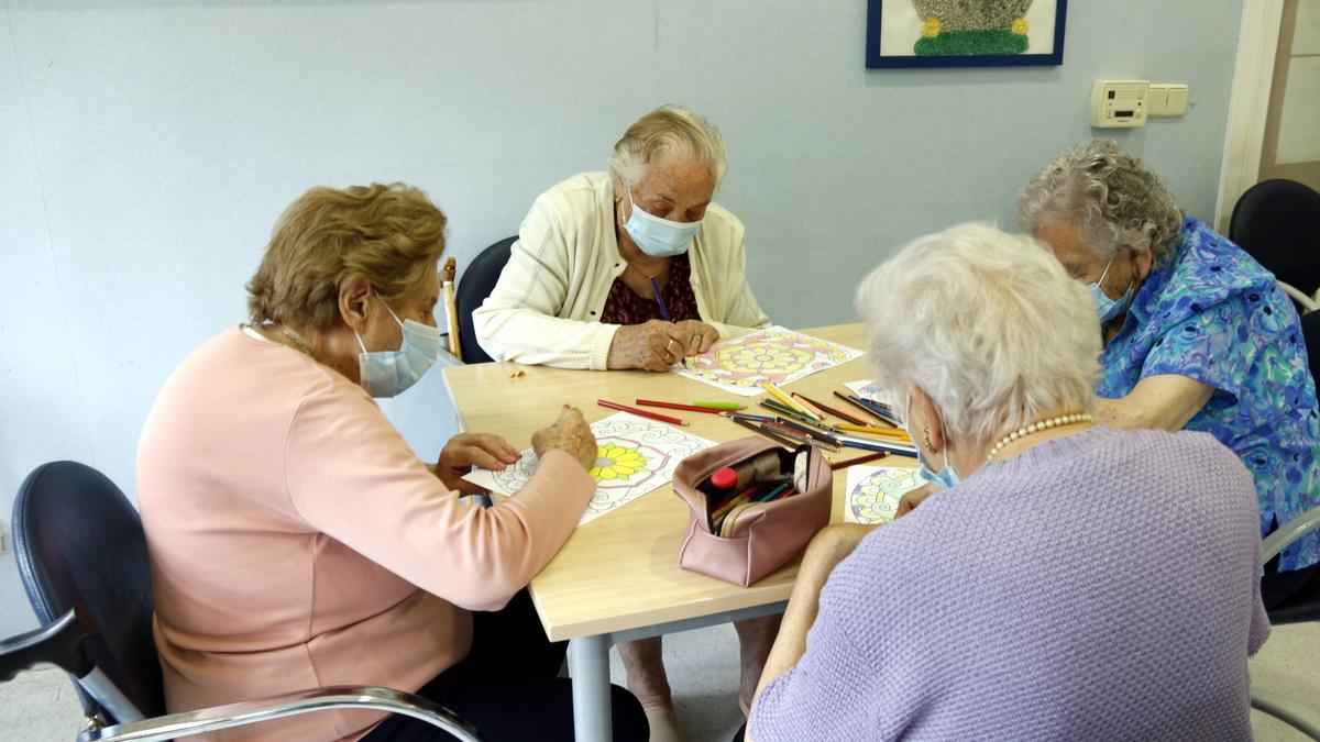 Usuàries d&#039;una residència el 28 de juny del 2021