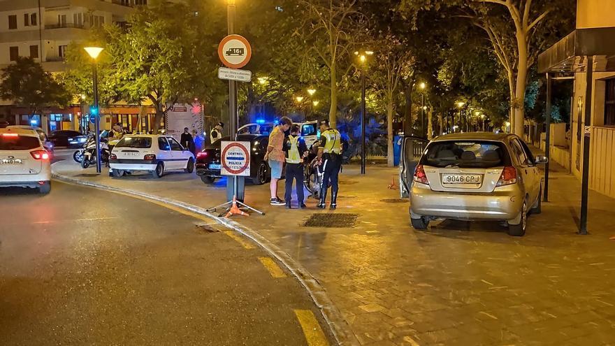 La Policía Local de Palma impone 34 sanciones en distintos controles el fin de semana