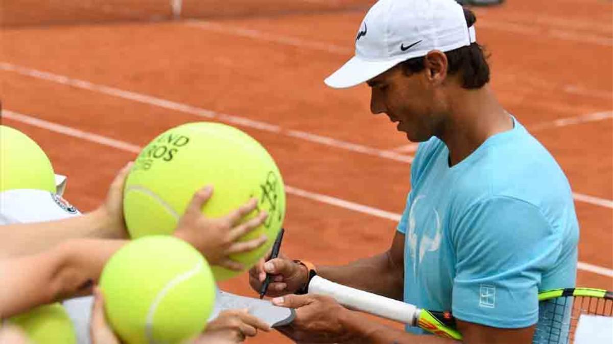 Nadal ya está en Ronald Garros