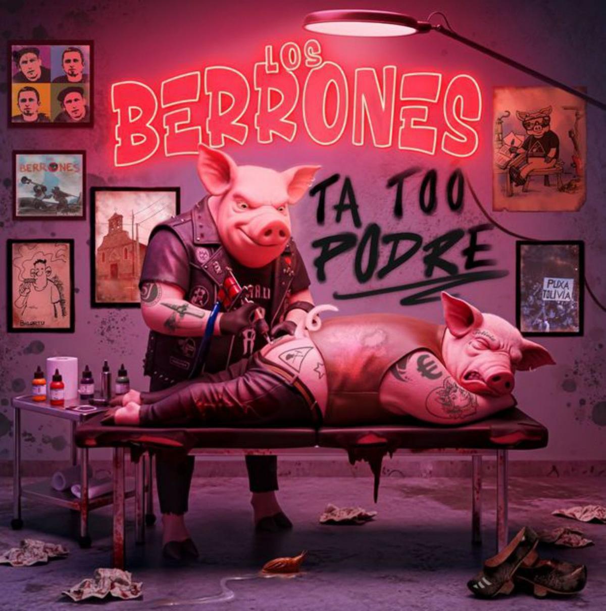 "Los Berrones" vuelven con "Ta too podre", un disco de rock "de la xente corriente"