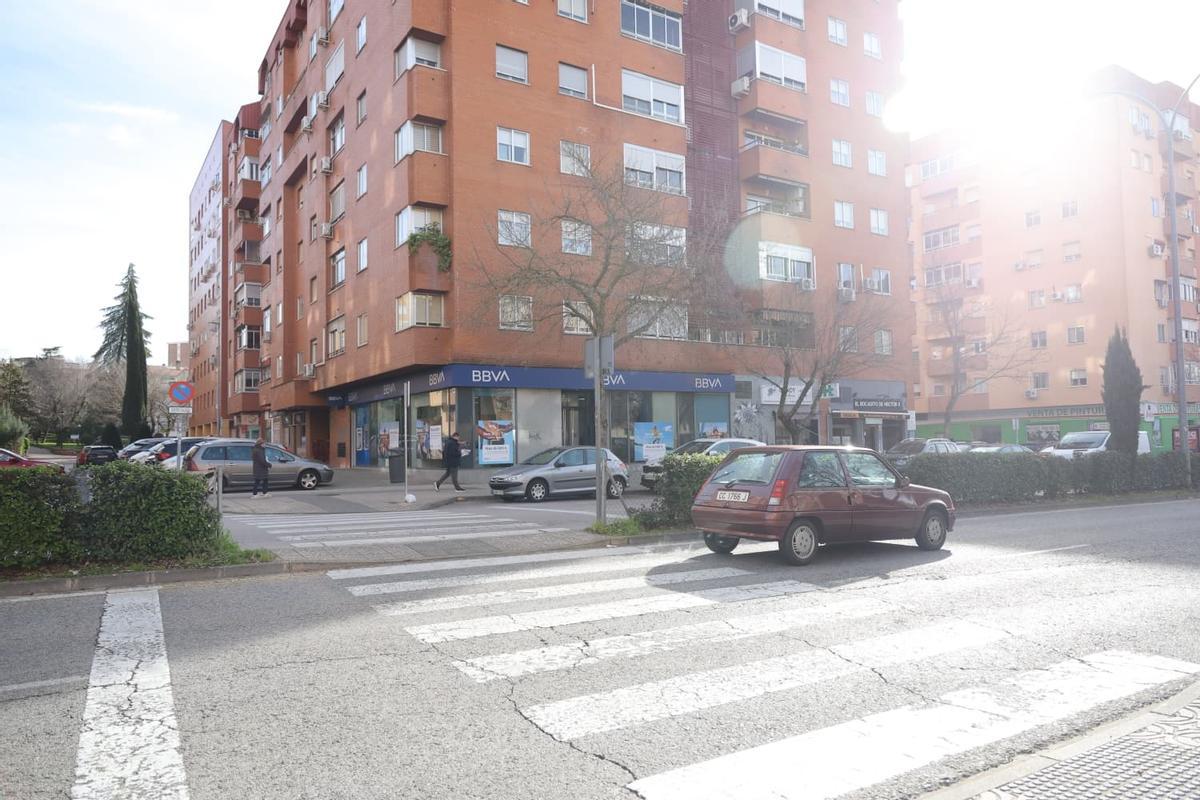 Galería | Lugar en el que se produjo el accidente en Cáceres