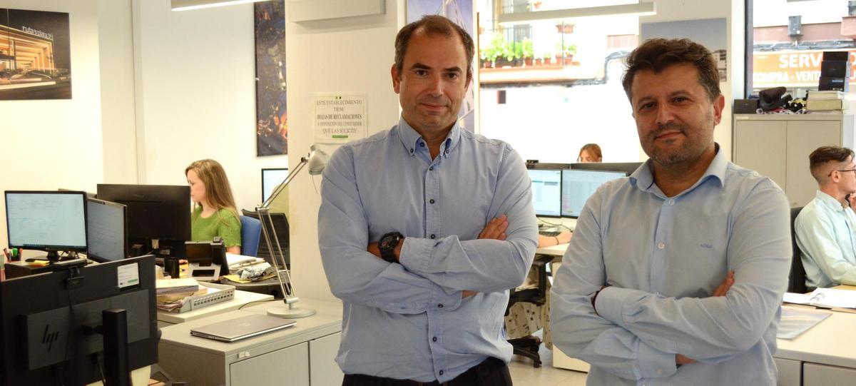 Antonio Ibarra y Eduardo Reveriego, en la sede de ARC.