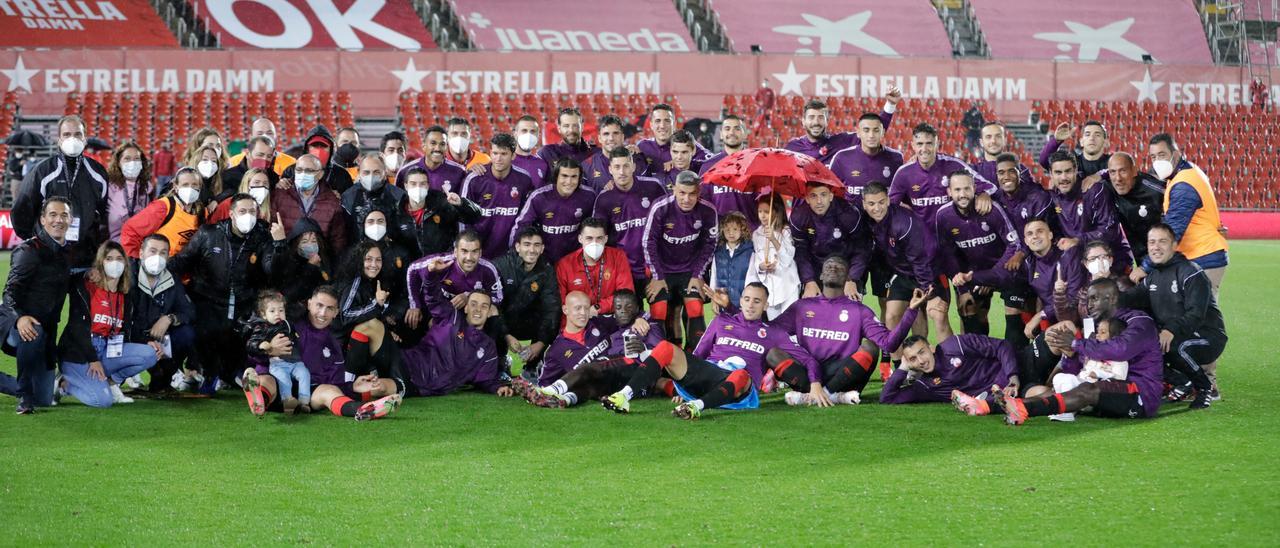 Así ha sido la celebración del ascenso del Mallorca en Son Moix