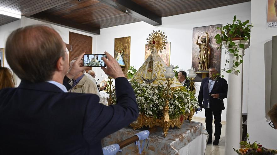 La Virgen llega al albergue municipal y la parroquia San Juan Bautista