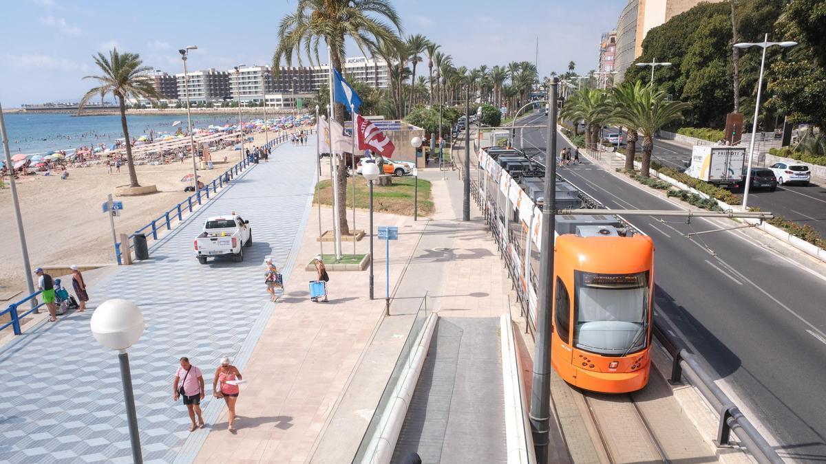 Pérez Llorca visita las obras del túnel de la Estación Central del TRAM de Alicante