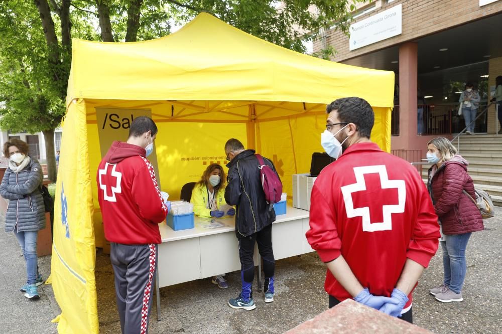 Comença el cribratge amb automostra a Girona