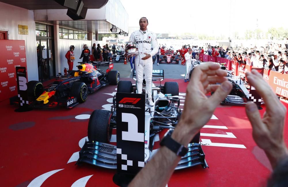 Las fotos de la victoria de Hamilton en Montmeló