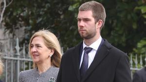 La infanta Cristina, acompañada por Juan Urdangarin.