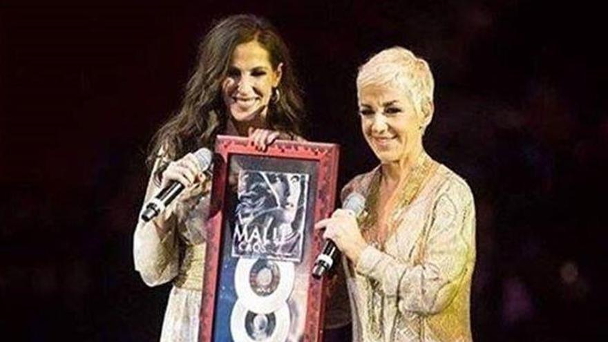 Malú y Ana Torroja en México.