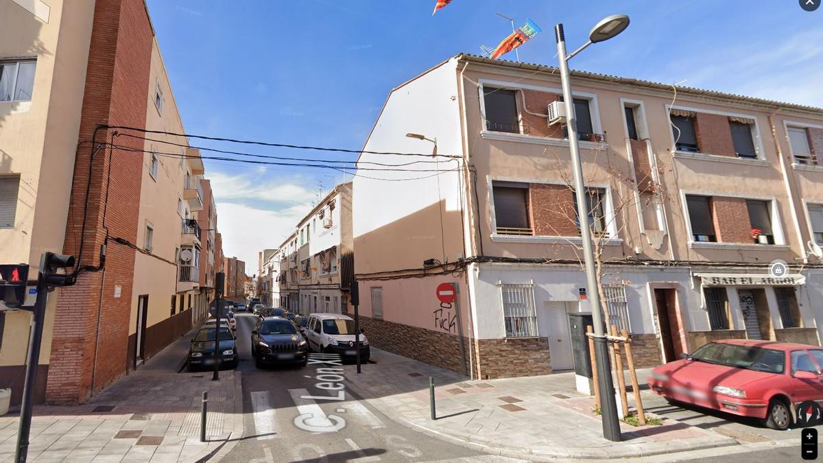 Cruce entre la calle Camí Reial y la calle Leon XIII de Torrent donde se ha producido el apuñalamiento,