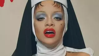 Vídeo | Revuelo por una sensual portada de Rihanna vestida de monja