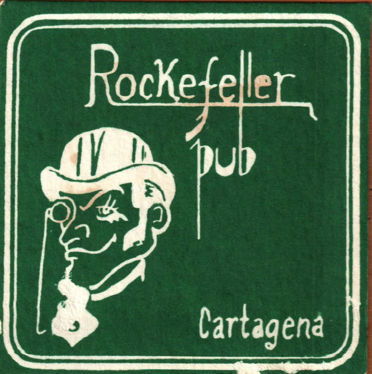 Posavasos del bar de Cartagena Rockefeller.