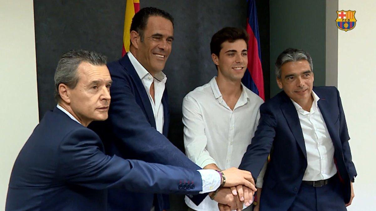 Ignacio Alabart seguirá de azulgrana