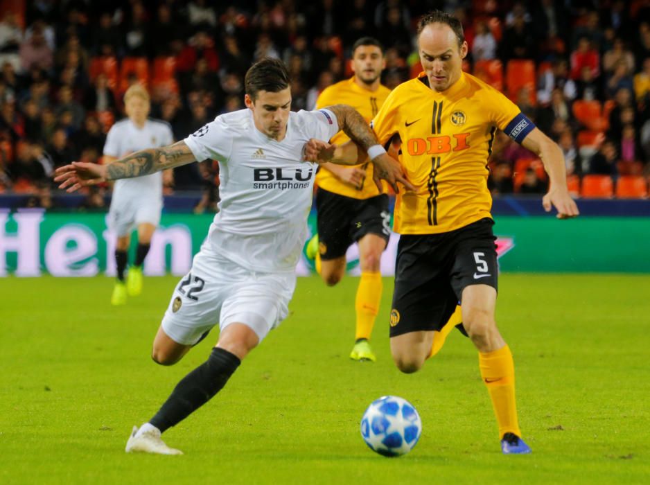 Valencia CF - Young Boys, en imágenes