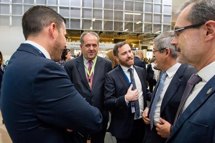 Inauguración del Pabellón de Canarias en la ITB 2019 (Feria Internacional de Turismo de Berlin). Berlin 6 de marzo de 2019