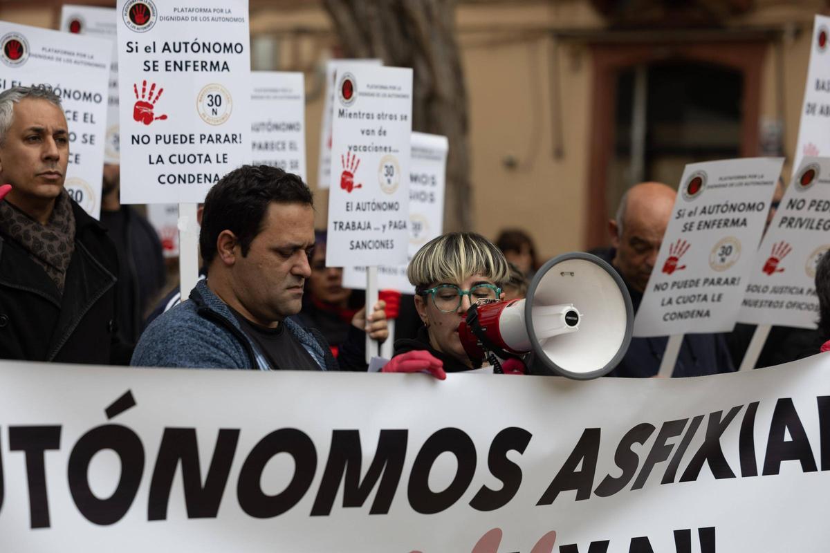 Movilización de trabajadores autónomos en Ibiza