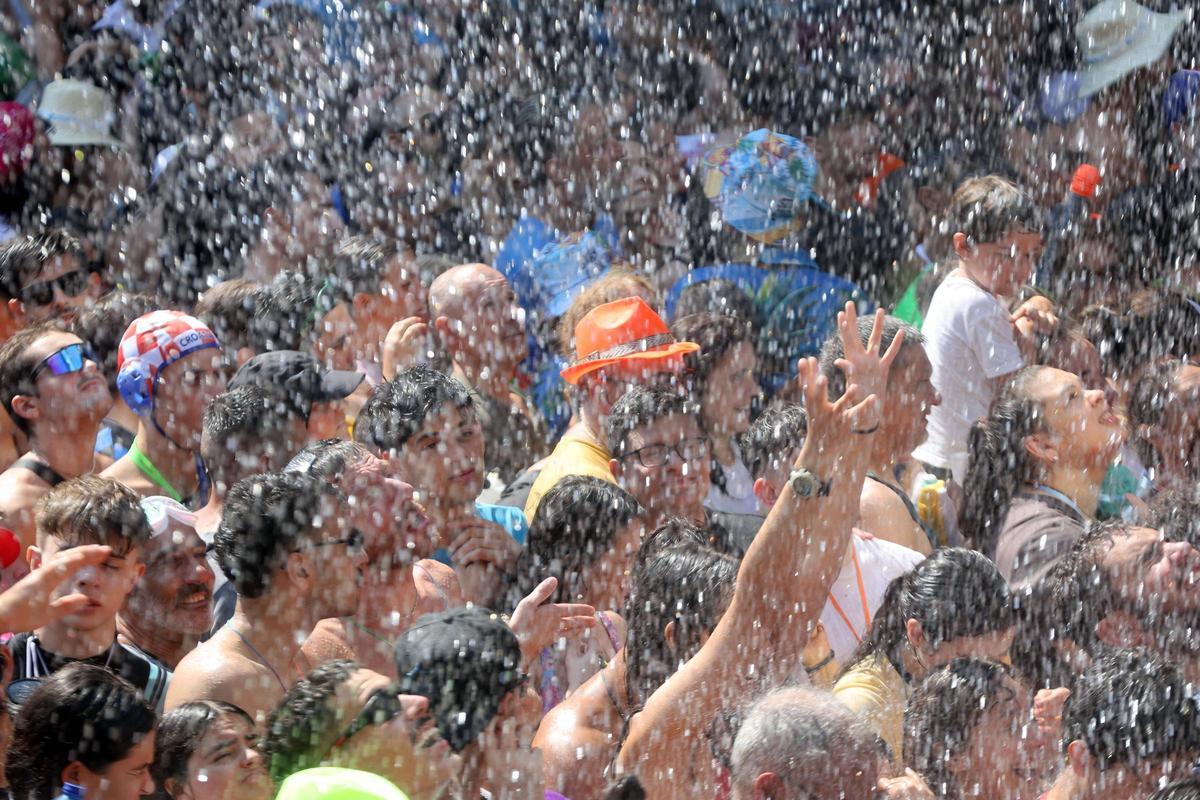 La Festa da Auga más multitudinaria que se recuerda