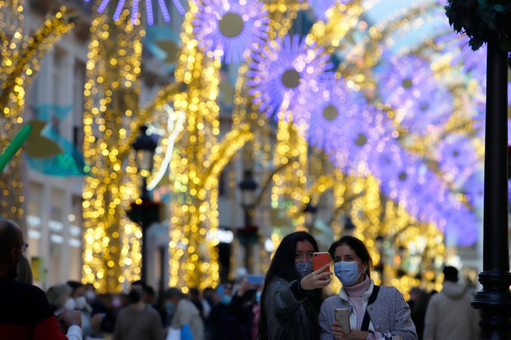 Encendido de las luces de Navidad del Centro de Málaga