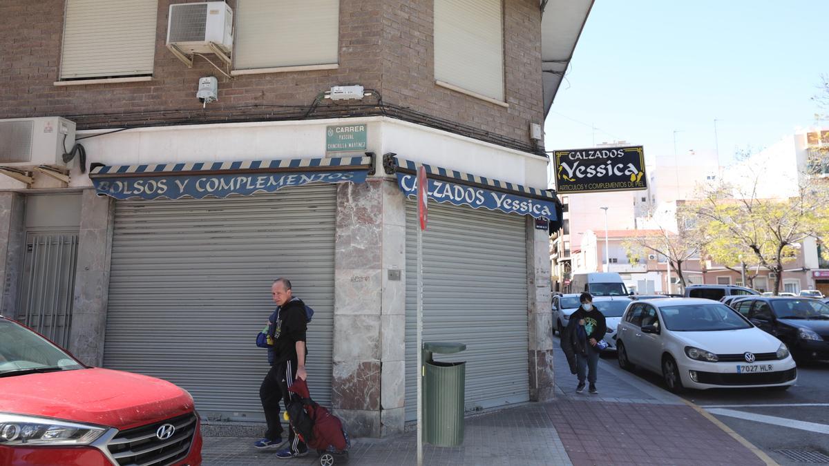 Calle Pascual Chinchilla Martínez, una de las calles señaladas como franquista en Elche