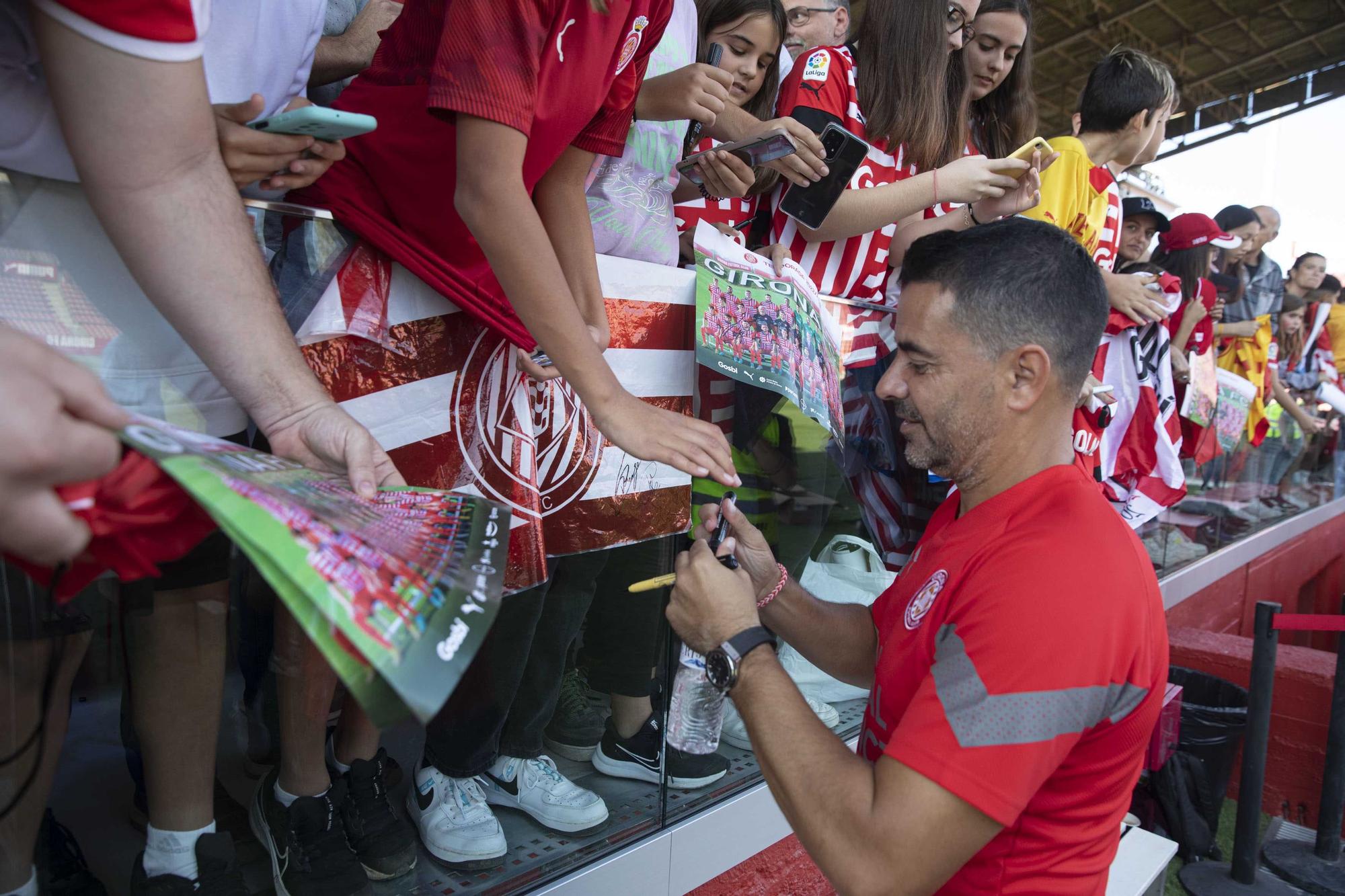 Entrenament obert del Girona FC a Montilivi per les Fires de Girona