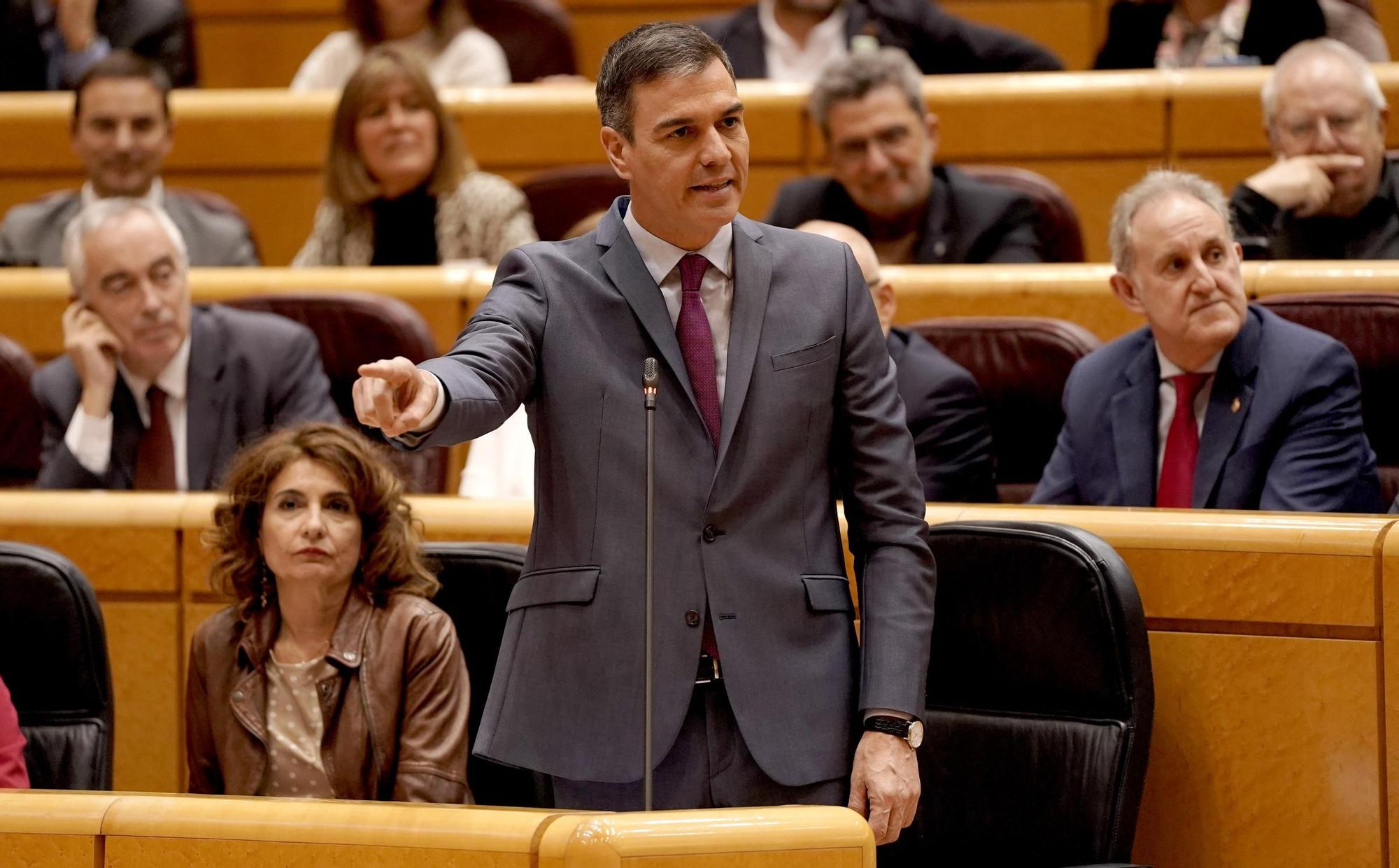 Sesión de control al Gobierno en el Senado.