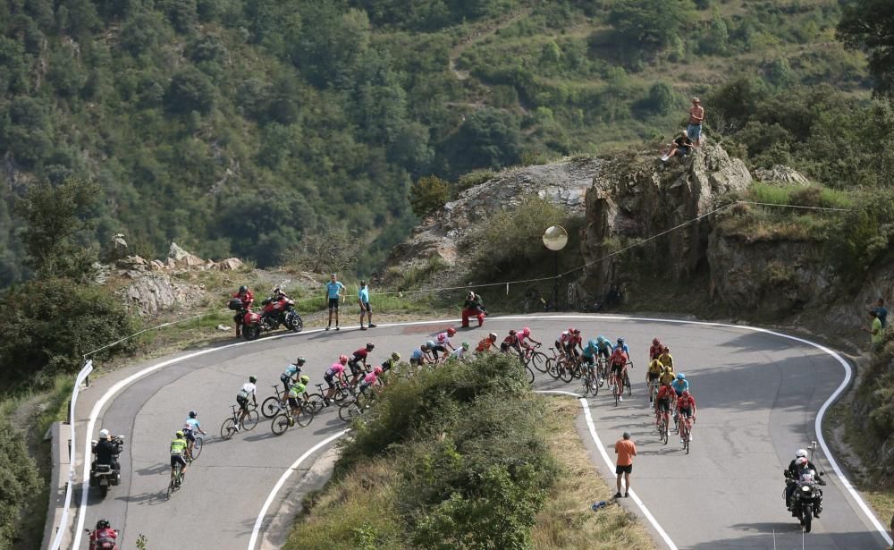 Las imágenes de la octava etapa de la Vuelta a España.