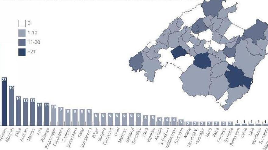 Zahl der ausgeführten Abrissbescheide zwischen 2017 und 2020.