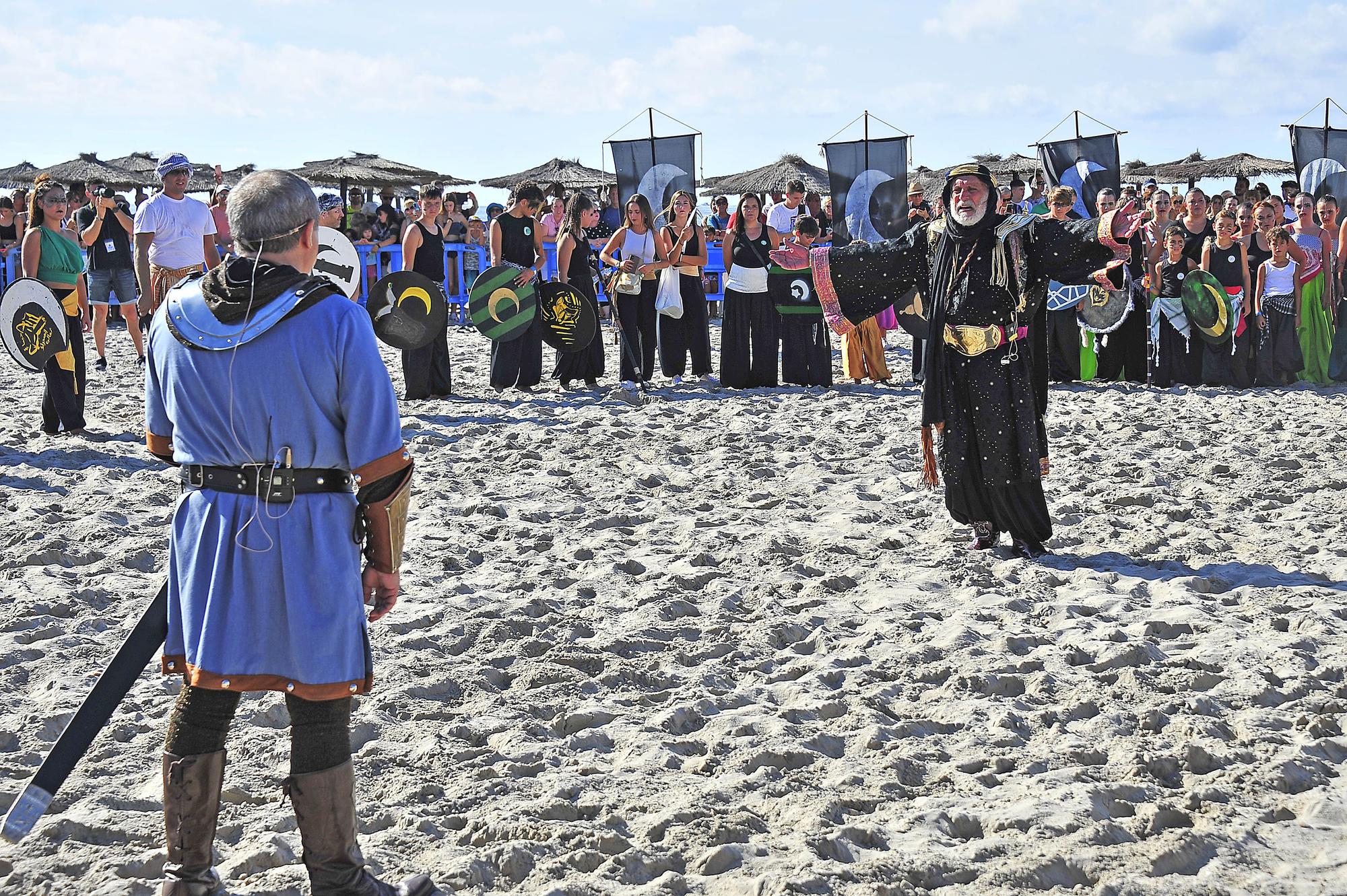 FIESTAS SANTA POLA. Asalto moro en la playa de Levante.