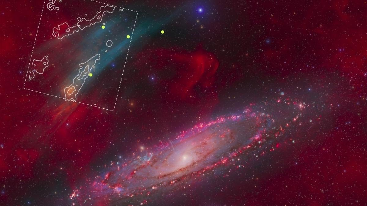 Nebulosa SDSO-1 de Andrómeda, en la Vía Láctea.