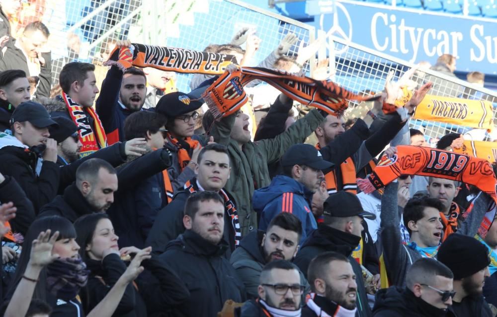 Aficionados del Valencia en Getafe