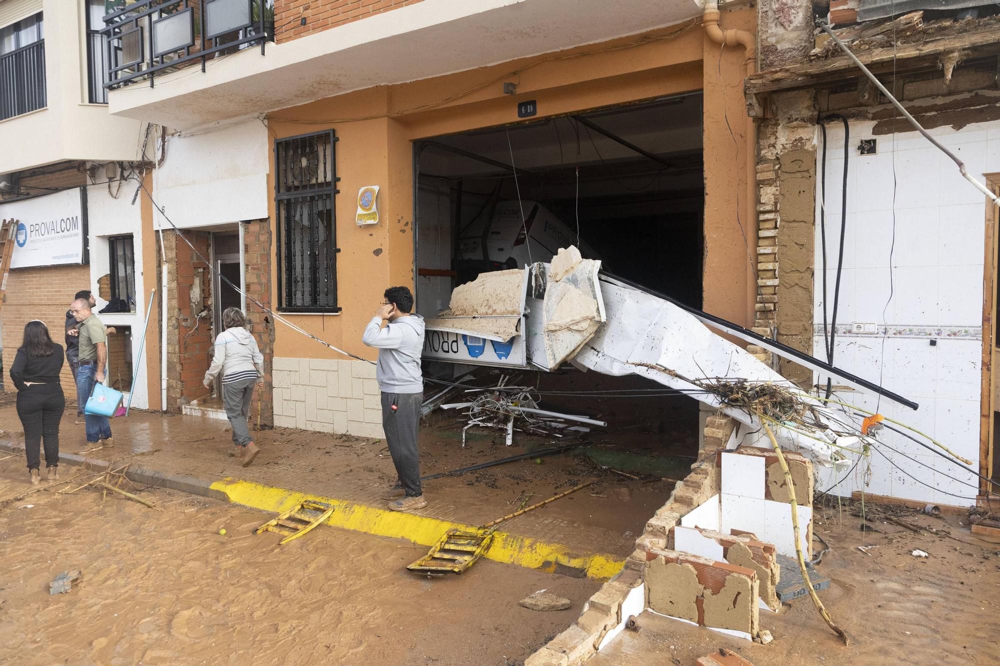 La devastación en Paiporta tras la catástrofe