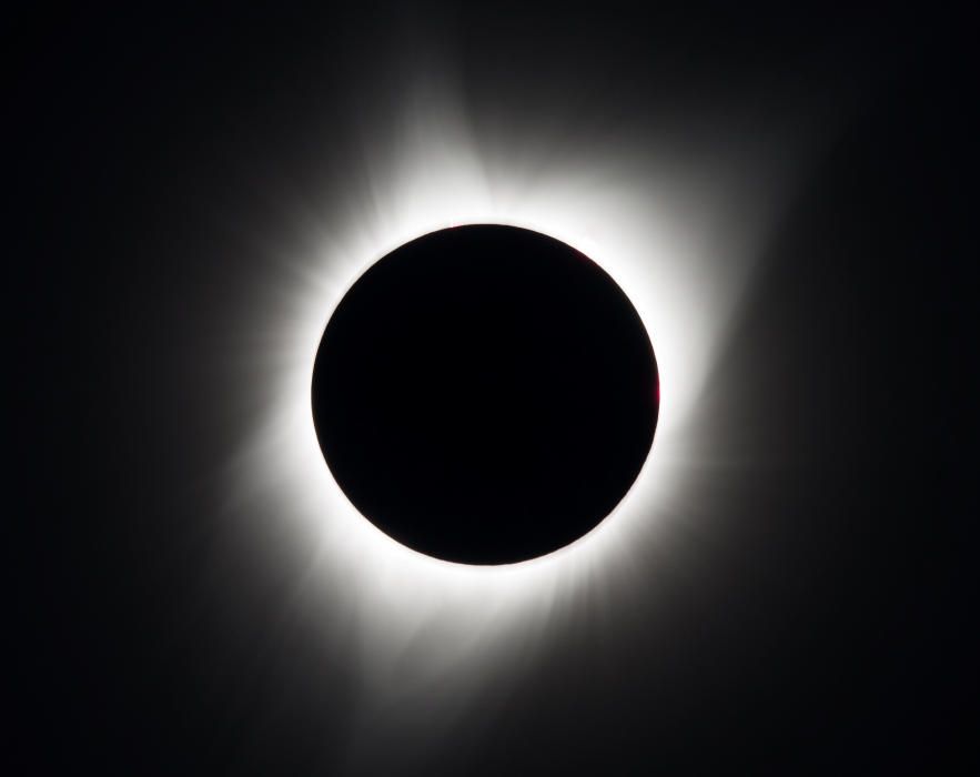 Las espectaculares imagen del eclipse de sol en Estados Unidos