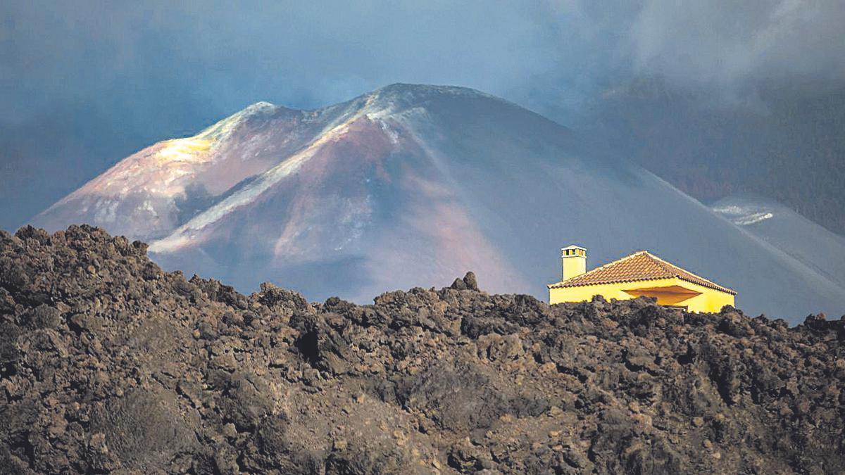 El volcán Tajogaite de La Palma.