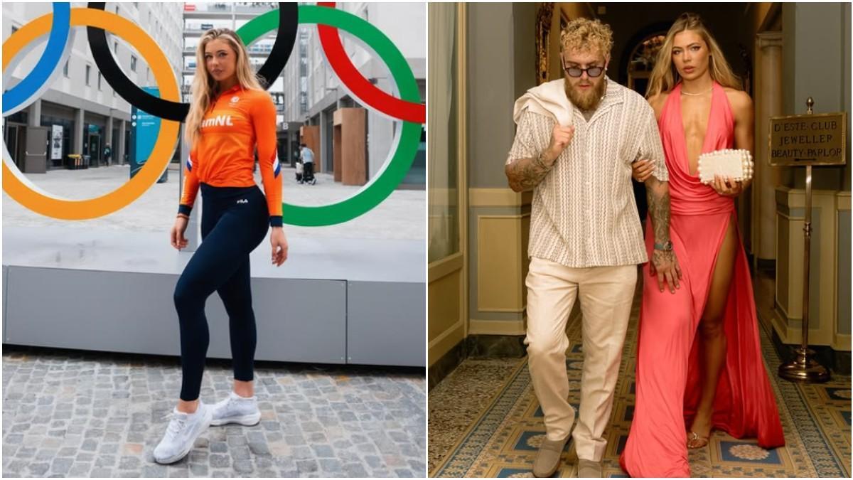 Jutta Leerdam y Jake Paul